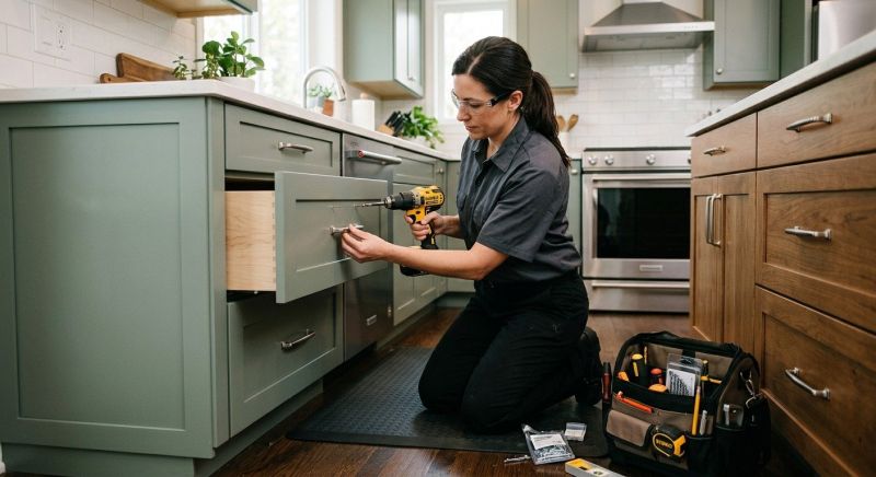 Cabinet Hardware Installation in Alpharetta, GA