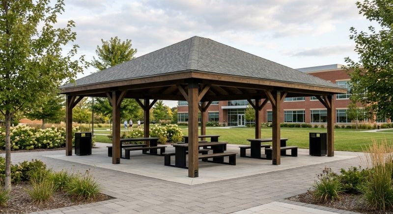Commercial Gazebo Assembly in Conroe, TX