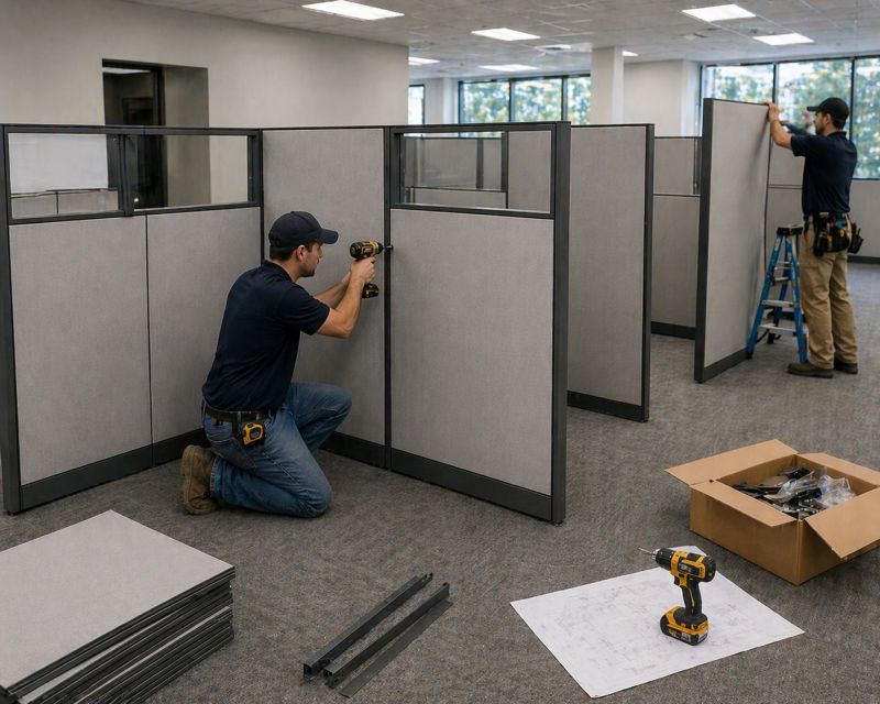 Cubicle Assembly in Conroe, TX