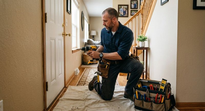 Handyman Floor Repair in Kansas City, KS