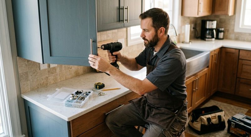 Cabinet Hardware Installation in Conroe, TX