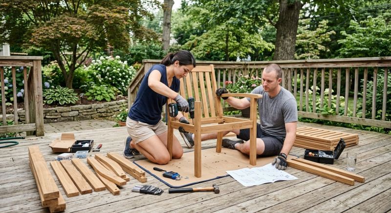 Deck Chair Assembly in Kansas City, KS