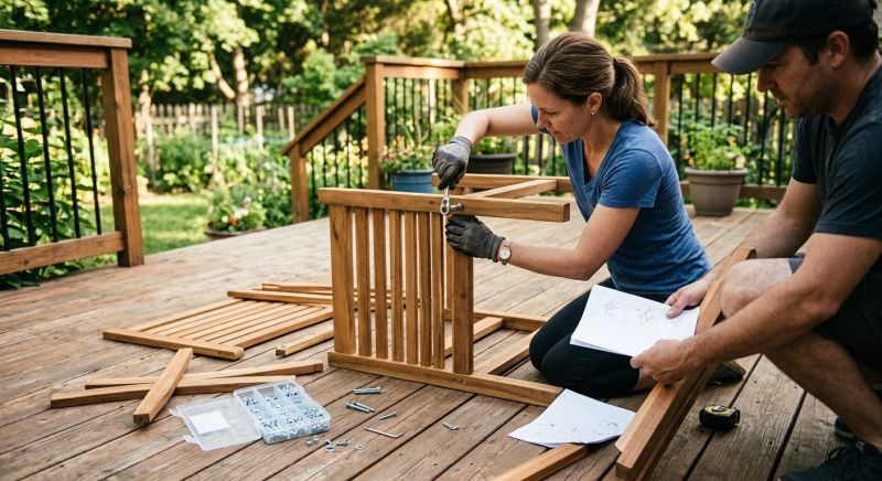 Deck Chair Assembly in Kansas City, KS