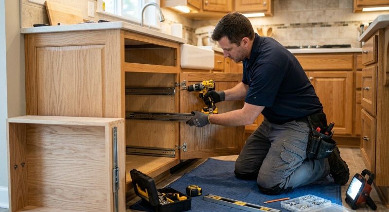 Drawer Hardware Installation in Kansas City, KS