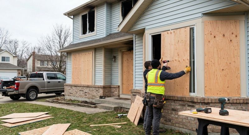 Emergency Board Up Service in Conroe, TX