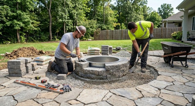 Fire Pit Assembly Service in Conroe, TX