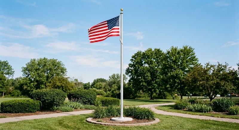 Flagpole Installation in Conroe, TX