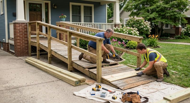 Handicap Ramp Repair in Kansas City, KS
