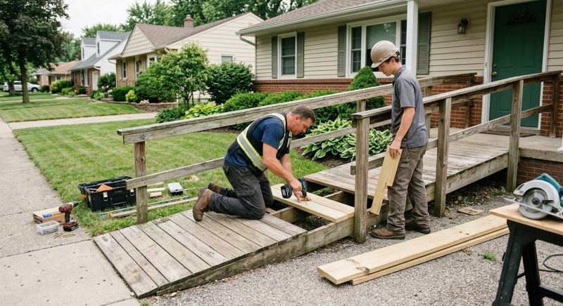 Handicap Ramp Repair in Olathe, KS