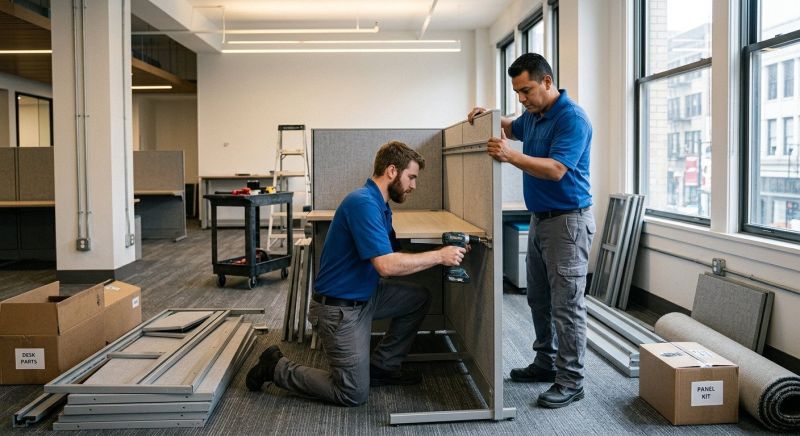 Office Desk Assembly in Kansas City, KS