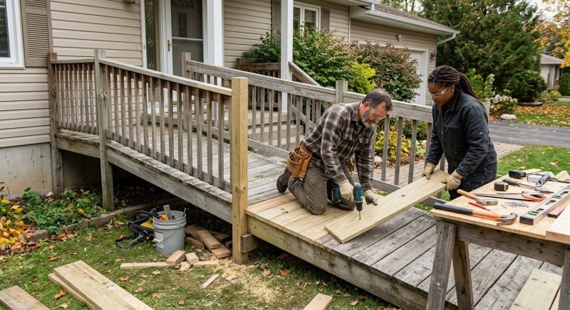 Wood Ramp Repair in Olathe, KS
