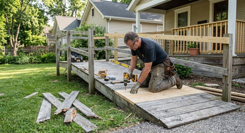 Wood Ramp Repair in Littleton, CO