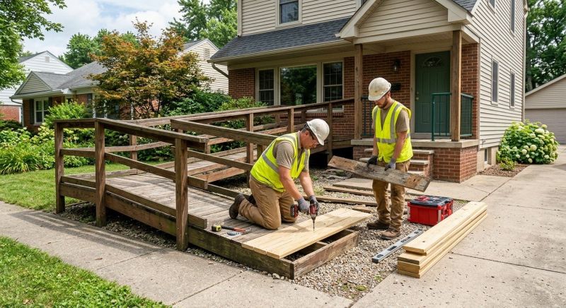 Wood Ramp Repair in Littleton, CO