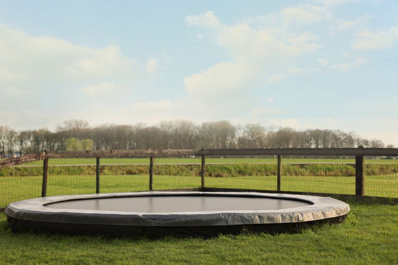 inground trampoline installation